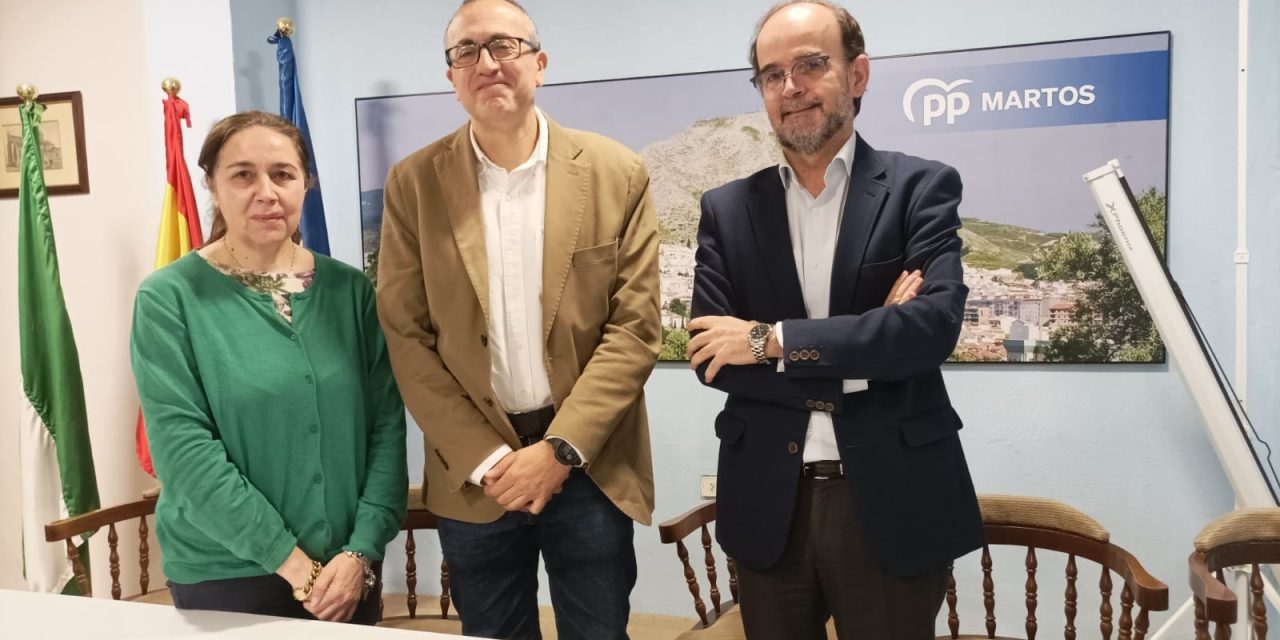 El PP destaca la apuesta del Gobierno andaluz por la comarca de Martos con una inversión de más de 11 millones de euros